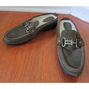 Cole Haan Fur Lined Driving Loafers Flats 7.5